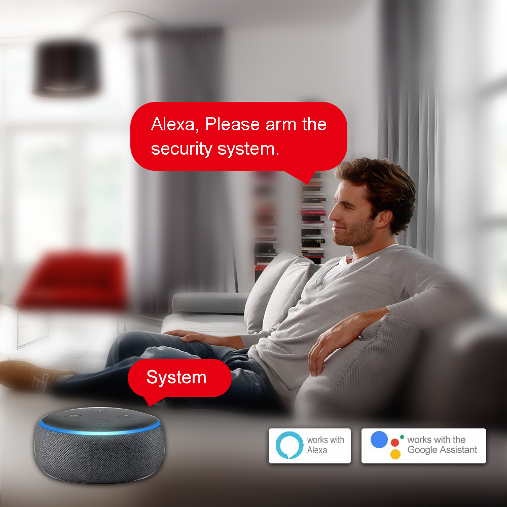 produits d'auto défense système d'alarme de sécurité maison intelligente tuya 4g gsm wifi, compatible alexa et google produits d'auto défense système d'alarme de sécurité maison intelligente tuya 4g gsm wifi, compatible alexa et google