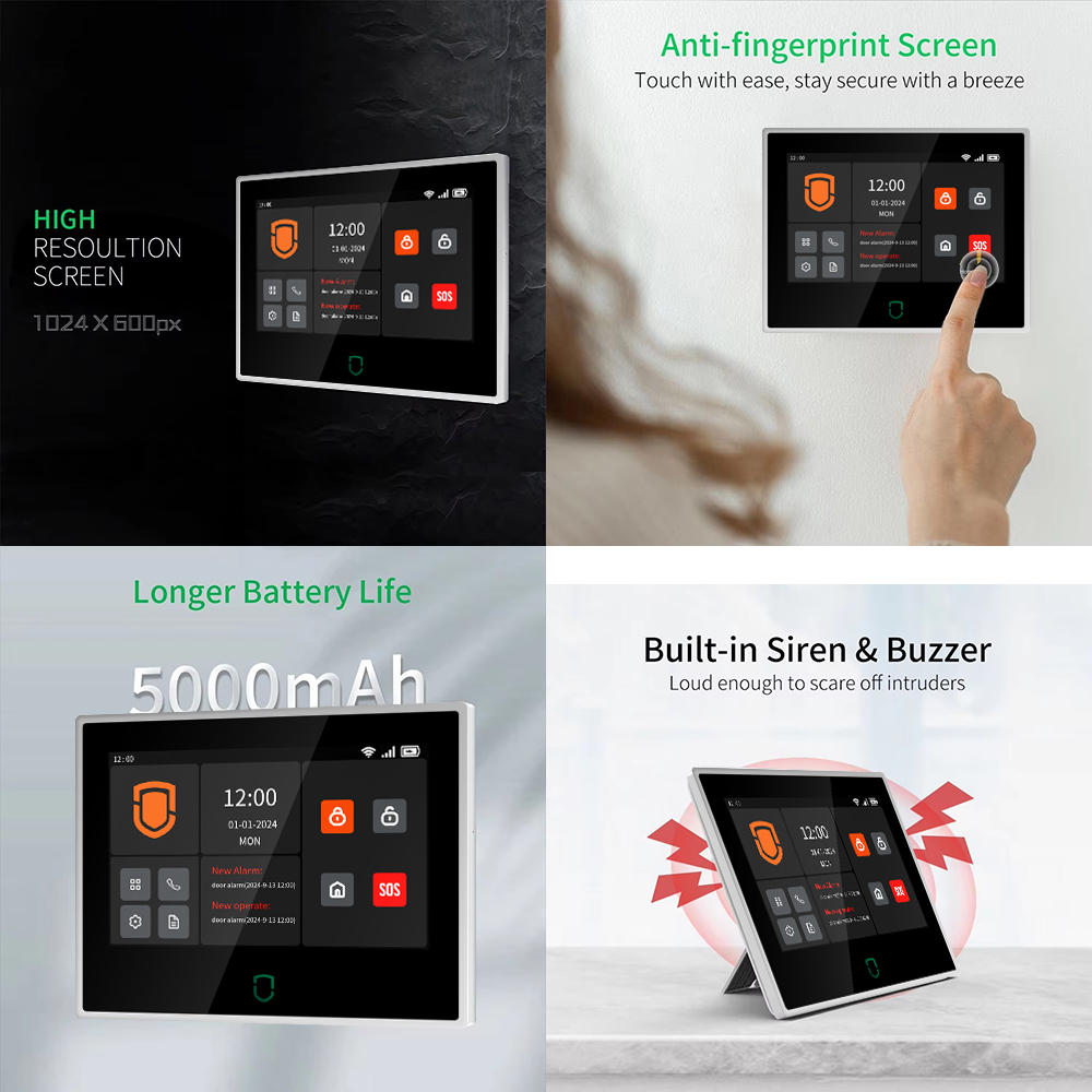 produits d'auto défense système d'alarme de sécurité maison intelligente tuya 4g gsm wifi, compatible alexa et google produits d'auto défense système d'alarme de sécurité maison intelligente tuya 4g gsm wifi, compatible alexa et google