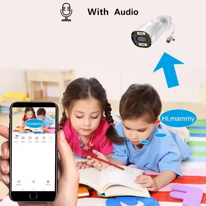 système d'enregistrement vidéo de sécurité cctv jianvision 8mp 8 canaux extérieur ip poe 4k avec audio système d'enregistrement vidéo de sécurité cctv jianvision 8mp 8 canaux extérieur ip poe 4k avec audio