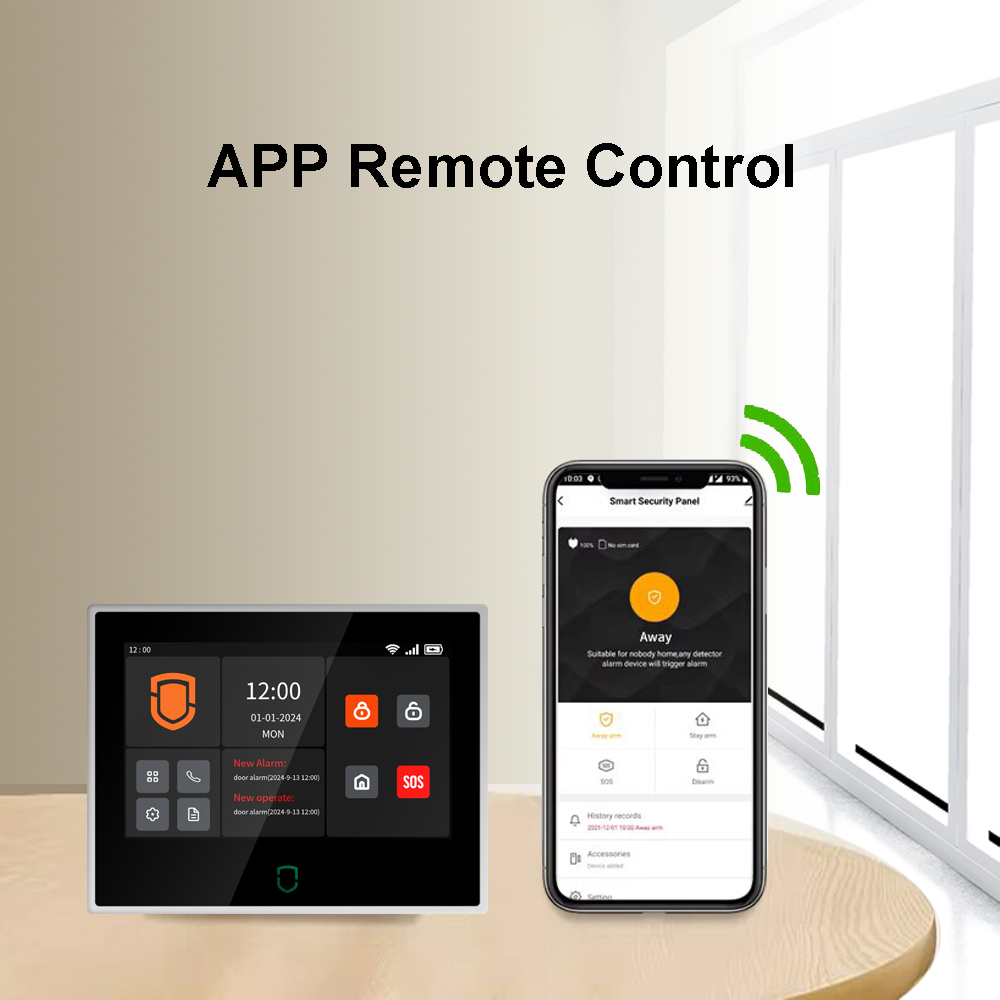 produits d'auto défense système d'alarme de sécurité maison intelligente tuya 4g gsm wifi, compatible alexa et google produits d'auto défense système d'alarme de sécurité maison intelligente tuya 4g gsm wifi, compatible alexa et google